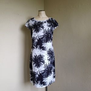 Talbots Womens Pencil Cap Sleeve Career Dress